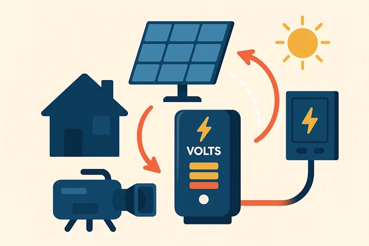 Volts автоматически обеспечивает ваш дом стабильным электроснабжением