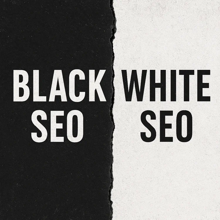 Черное и белое seo