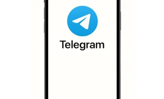 Изображение telegram на экране iphone