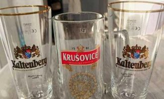 Печать на пивных бокалах