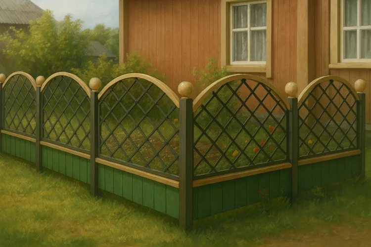 Металлические заборы и ограждения