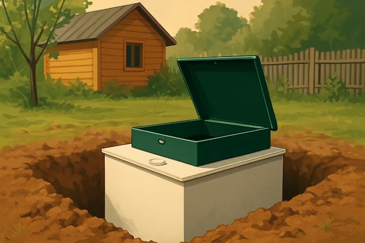 Септик для туалета на даче