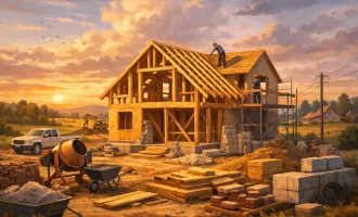 Строительство частного дома
